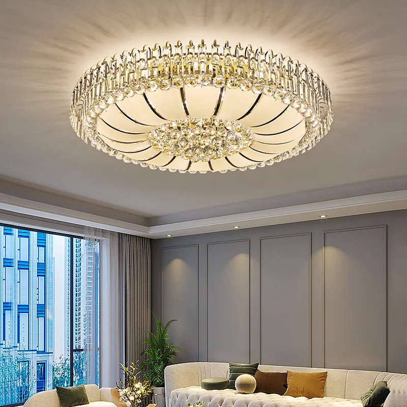 

Modern Light Luxury Ceiling Led Crystal Light Home Decoration Living Room Bedroom Villa Dining Room Kitchen Balcony Lighting