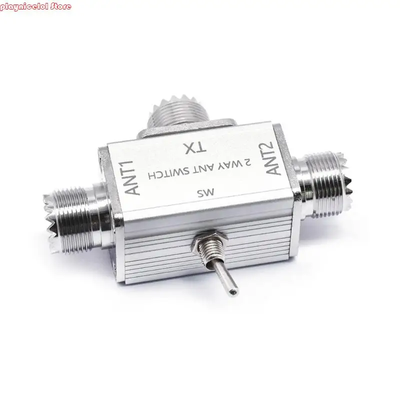 E8BA 2 Port Coaxials مفاتيح مع حماية أرضية لذلك 239 BNC موصلات لراديو HAMS CB 100W 0-50MHz العملية