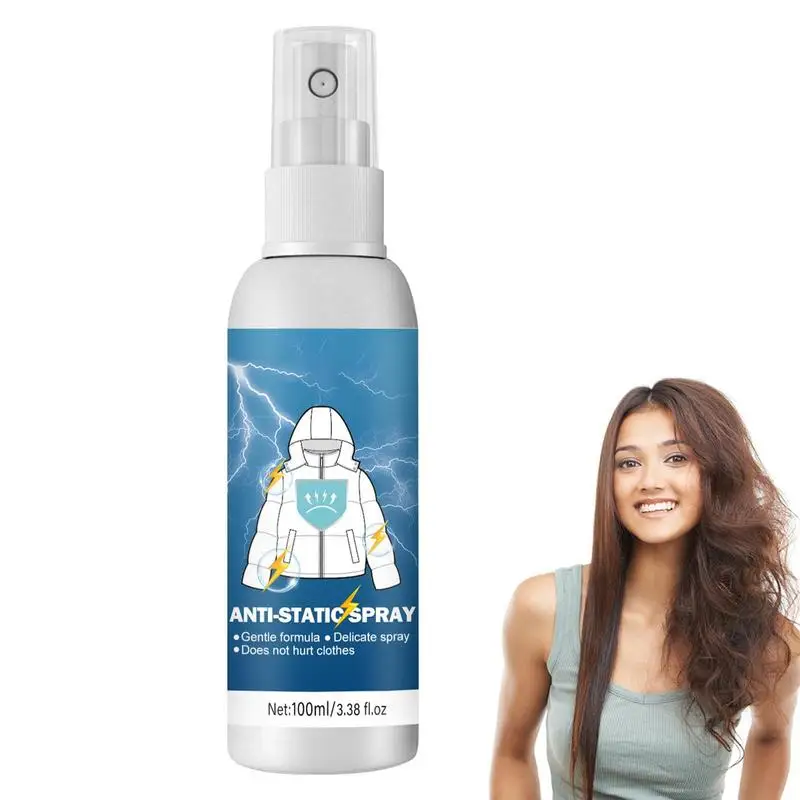 Anti Static Spray Aromatic Non-toxic Long-lasting Nti-static Spray Make Clothes Smooth Water Agent Portable Household  Clothing