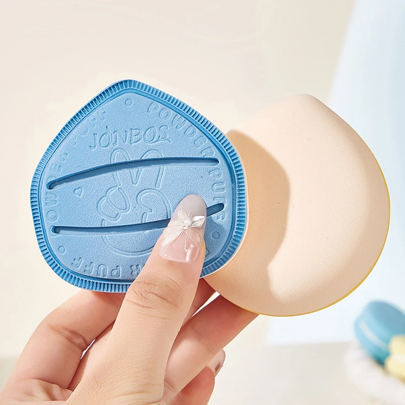 1 قطعة رشاقته سوبر لينة مسحوق نفخة الخطمي وسادة هوائية مسحوق نفخة إسفنجة لمستحضرات التجميل كلا الجافة والرطبة استخدام النساء ماكياج أداة