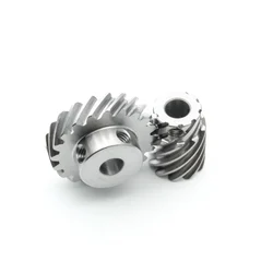 1: 2 Helical Gear Combination 6MM 10/20 Teeth Reduction Gearbox Parts 90-Degree Right Angle Corner Device Transmission