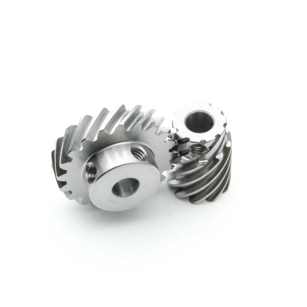 1: 2 Helical Gear Combination 6MM 10/20 Teeth Reduction Gearbox Parts 90-Degree Right Angle Corner Device Transmission