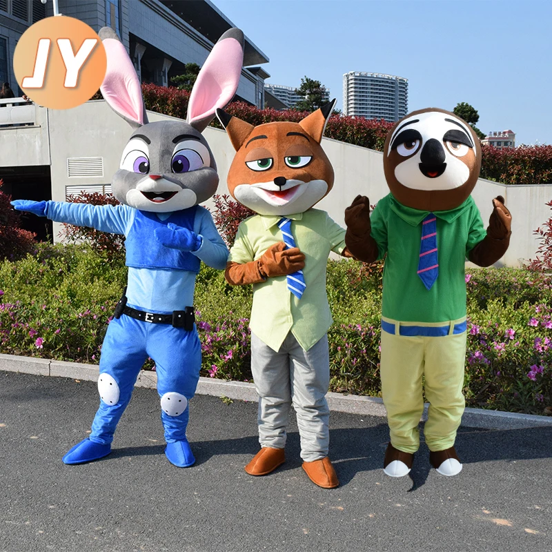 zootopia-lapin-judy-fox-nick-paresseux-personnage-de-dessin-anime-costume-mascotte-deguisement-fete-cosplay-animal-mickey-mouse-disney-adultes