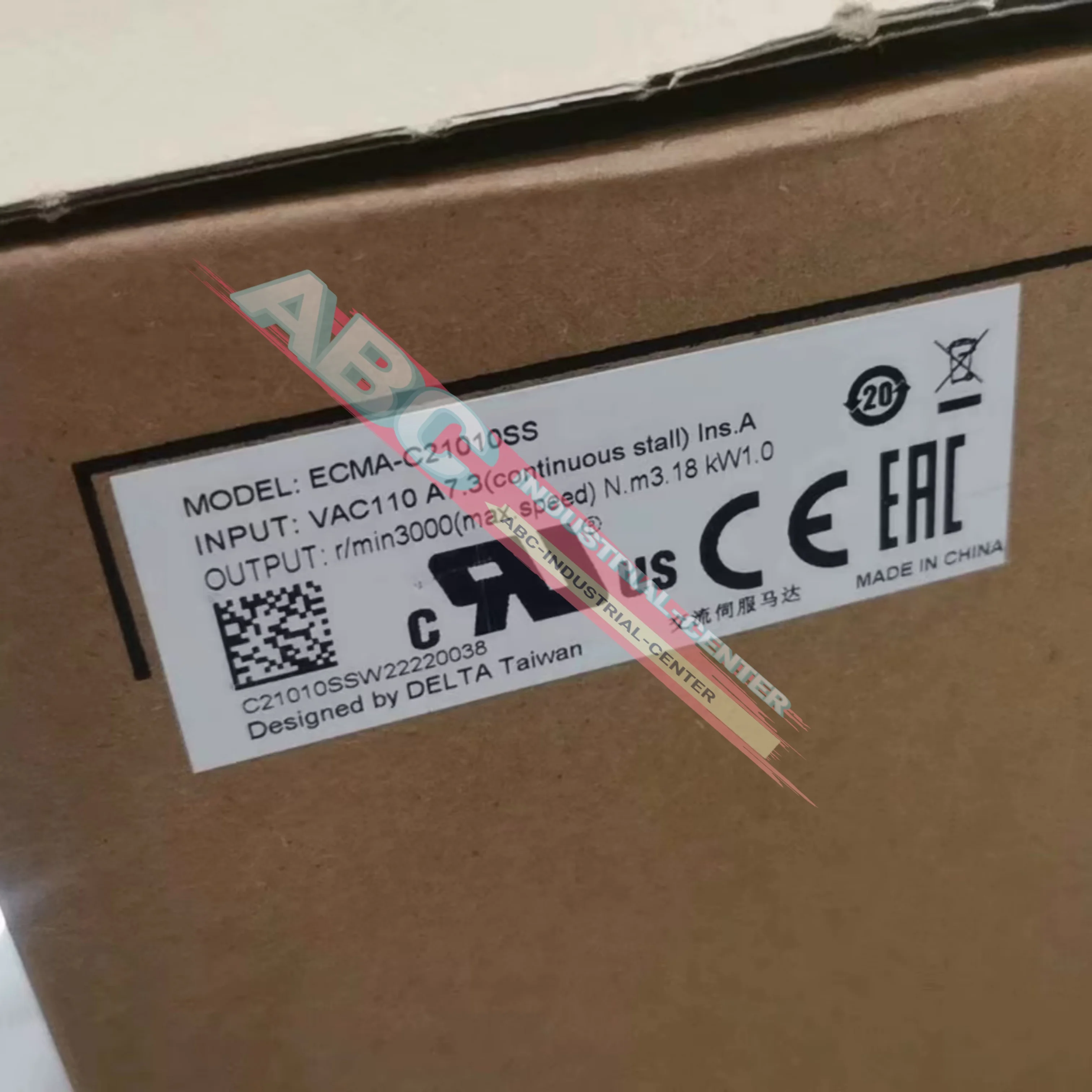 Новый серводвигатель ECMA-C21010SS в коробке ECMA-E11315SS