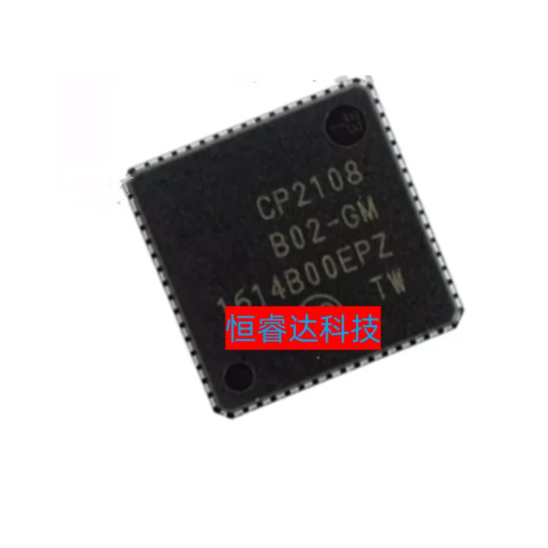 1pcs/lot New Original CP2108 CP2108-B02-GM QFN64 Chipset USB Controller Antarmuka QFN-64