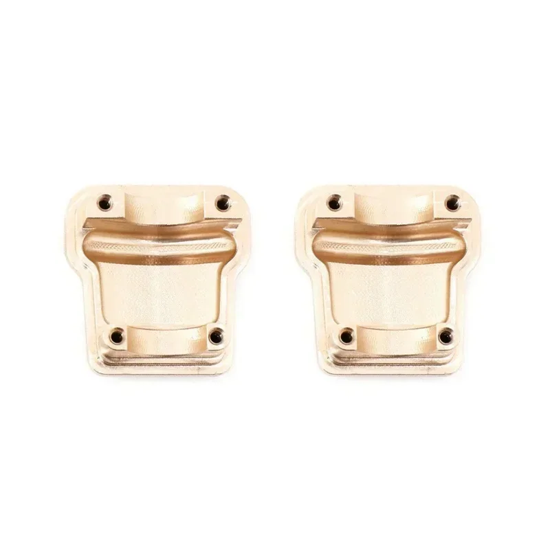 Brass Front and Rear Axle Housing Bridge Cover Brass Counterweight for Traxxas 1/18 Trx4-M Trx4m Upgrade Parts RC  Crawler Car