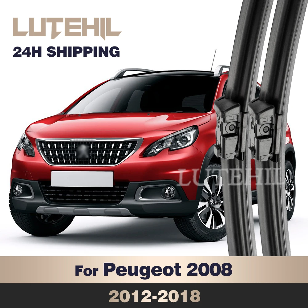 

Стеклоочиститель LUTEHIL для Peugeot 2008 A94 MK1 2012-2018 2013 2014 2015 2016 2017 передние щетки стеклоочистителя лобовое стекло 26 "16"