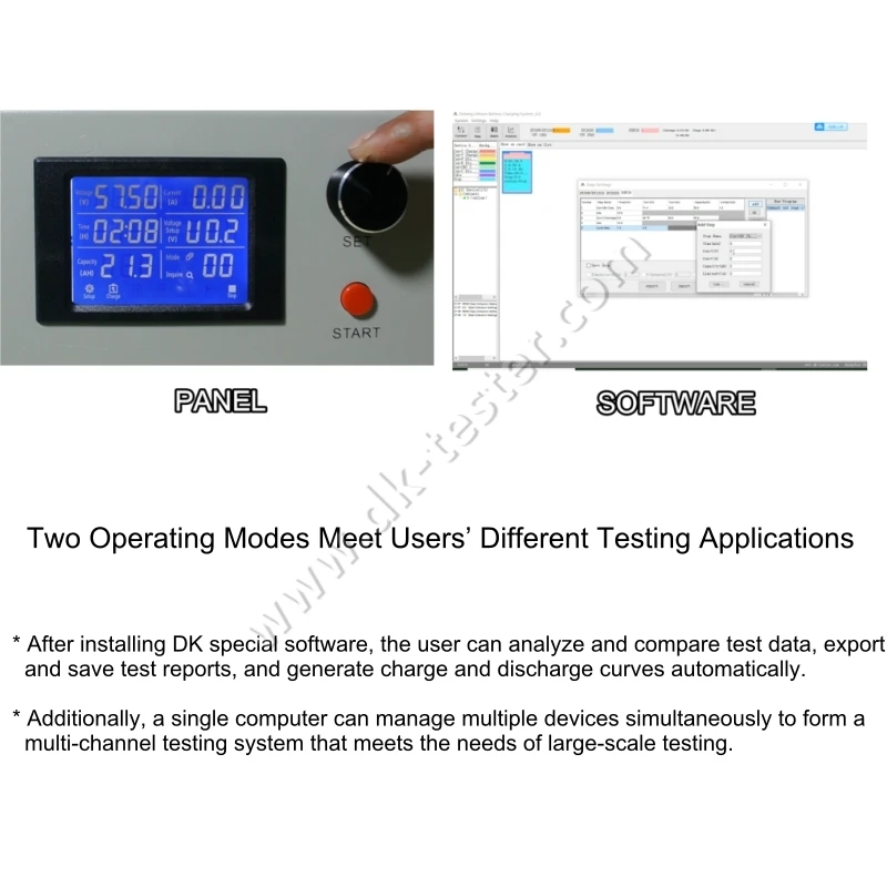 9V-99V 40A Wide Voltage Output Lithium-Ion Battery Pack Aging Machine Auto Cycle Charging and Discharging Battery Capacity Teste