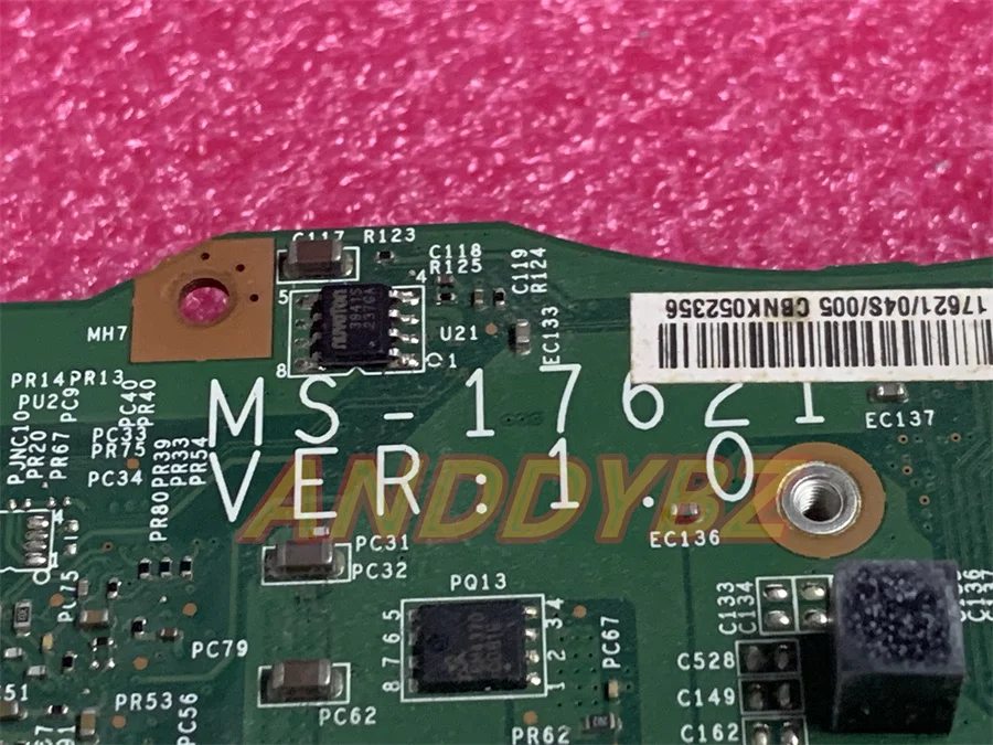 Original MS-17621 REV 1.0 FOR MSI MS-1762 GT70  Laptop Motherboard Tested Fast Shipping