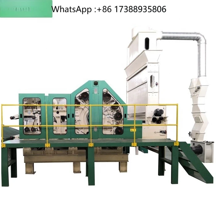 Automatic PLC-Controlled 11500W Nonwoven Polyester Fabric Fiber Double Doffer Carding Machine New 1 Year