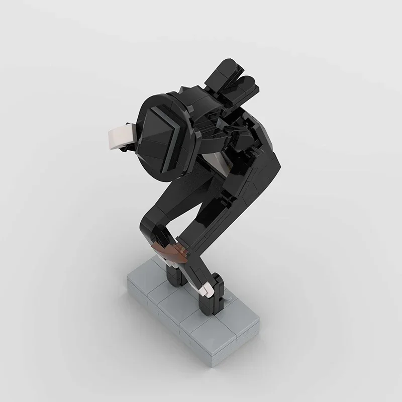 MOC Michael Jackson Building Blocks Set King of Pop Figure Model Space Walk Pose Bricks Kit DIY Construction Toys for Adults Fan view 6