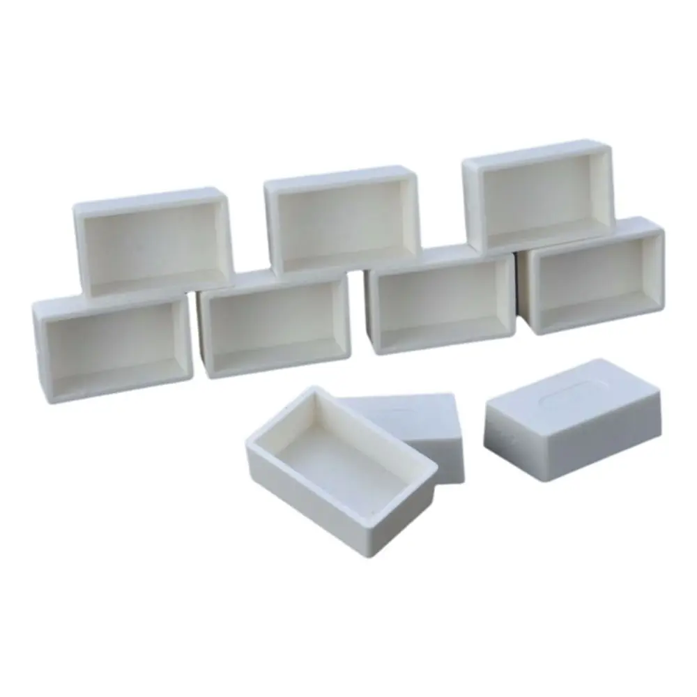 5/20/50pcs Plastic Pigment Box Mini Size White Transparent Paint Pans Rectangle Watercolor Pans DIY Watercolor Oil Painting