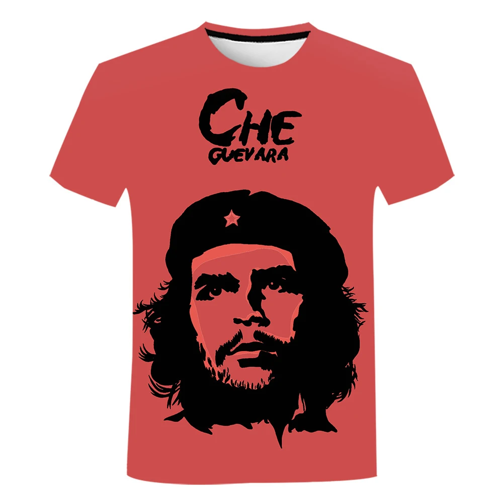 Summer Che Guevara T-Shirts 3D Print Streetwear Men Women Casual Fashion Oversized Short Sleeve T Shirt Kids Tees Tops Clothing