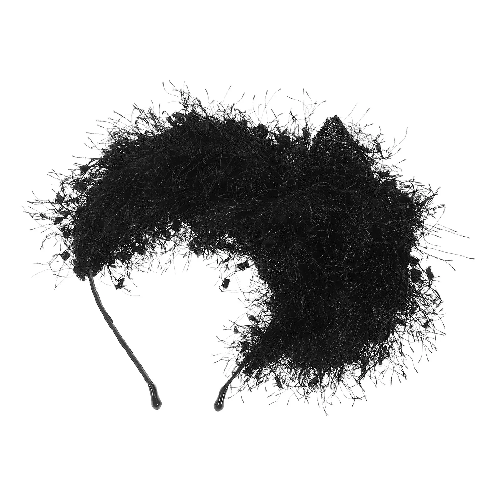 

Французская винтажная повязка на голову с бантом и кисточками, маленькая шляпка для женщин, для чаепития, свадьбы, Хэллоуина, карнавала, вечеринки, украшение для волос