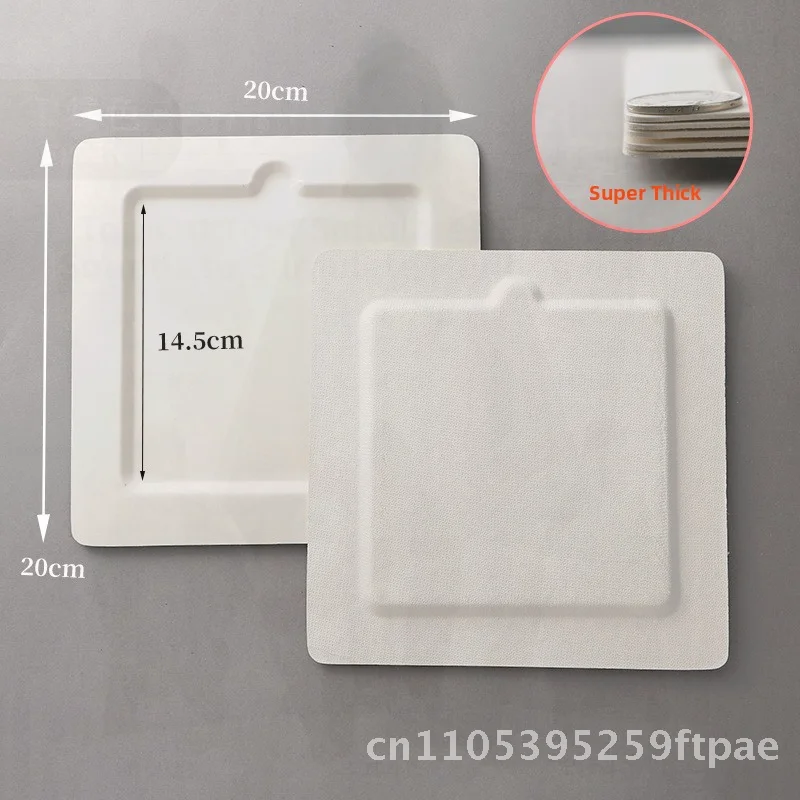 Disposable Square Paper Cake Plate 4-inch 6-inch 8-inch Thickened Dinner Tray Biodegradable Pulped Paper for Birthday Parties