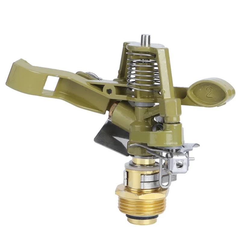 G3/4inch Aluminium Alloy Garden Lawn Rocker Arm Irrigation Nozzle Water Spray Sprinkler Head