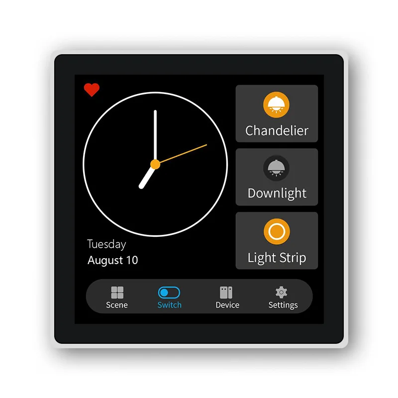2024 More Stable Smart Home Switch Smart Scene with Zigbee Function