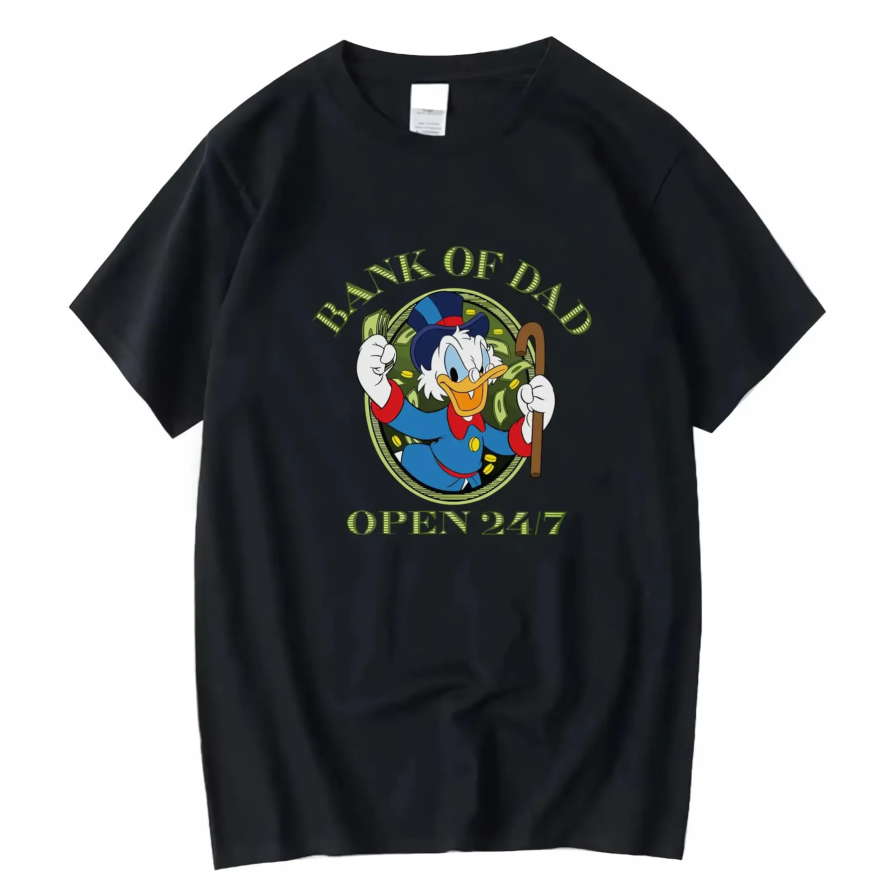 

Женская хлопковая футболка с круглым вырезом Disney Donald Duck Club 100, удобная посадка в повседневном стиле, подходит для всех сезонов и винтаж