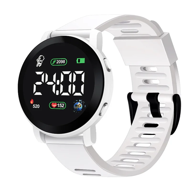 Digitale Horloge Voor Jongens Meisjes Kids Elektronische Led Horloge Mode Waterdichte Sport Klok Student Kind Eenvoudige Horloges