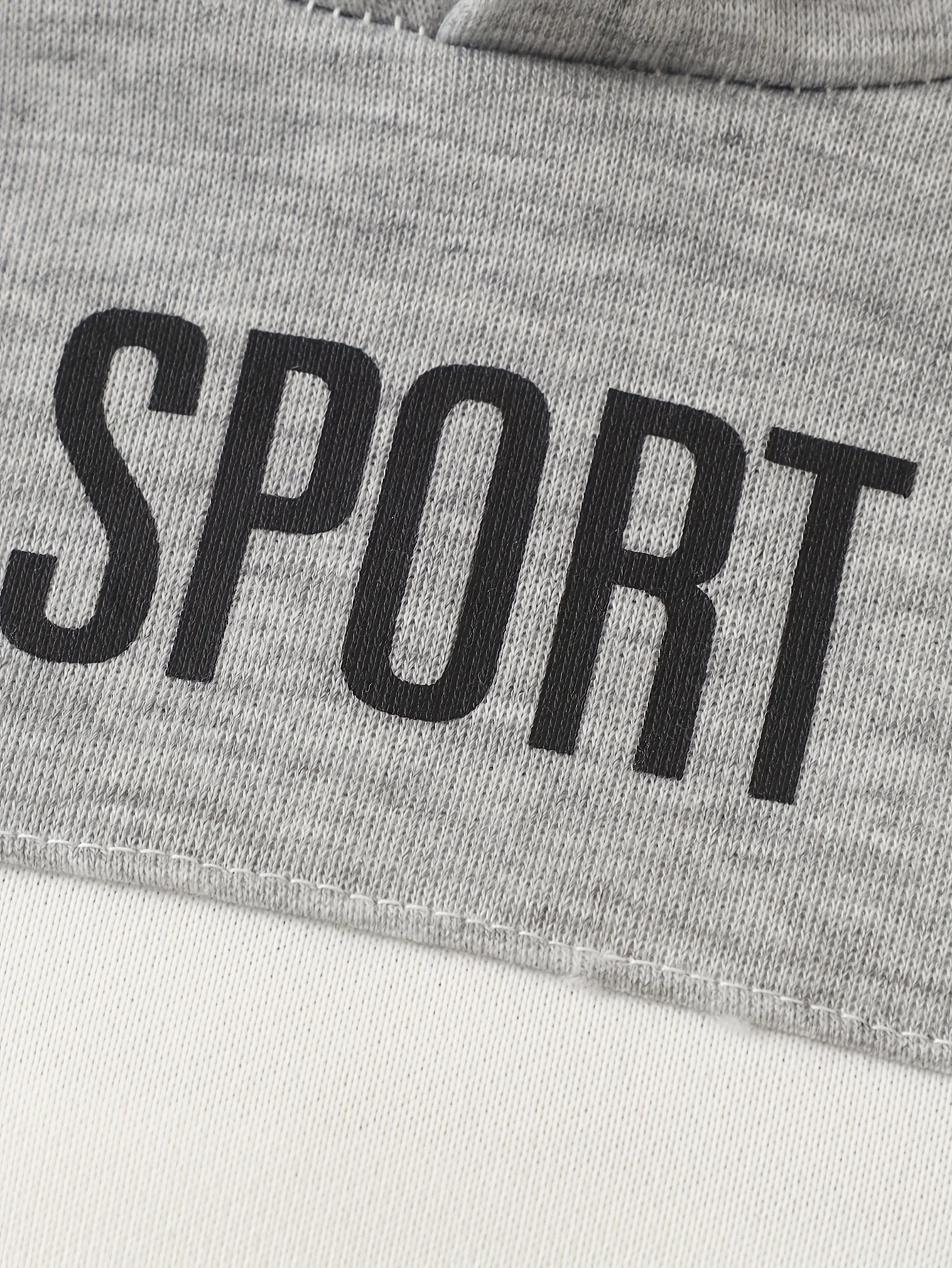 الأولاد كتلة اللون مجموعة 2 حزمة رسالة هوديي السراويل الزي أسود أبيض رمادي الخريف الشتاء عارضة الأزياء الراحة