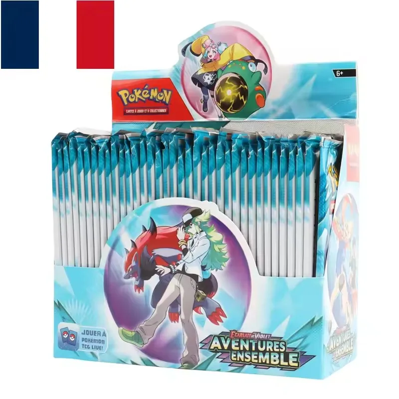 

360Pcs French Pokémon Ecarlet & Violet Etsncelles Aventures Ensemble Obsidian Flames Booster Box Pokemon Cards 36 Pack Box!！