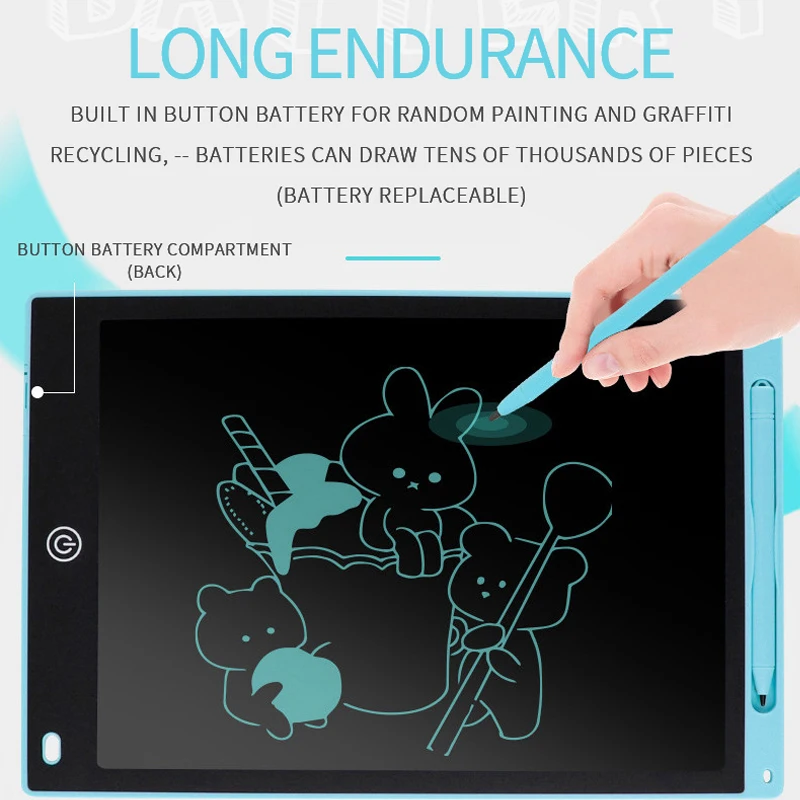 8.5/10/12 Inch Writing Tablet Drawing Board Children's Graffiti Sketchpad Toys Lcd Handwriting Magic Blackboard Kid Pad Notebook