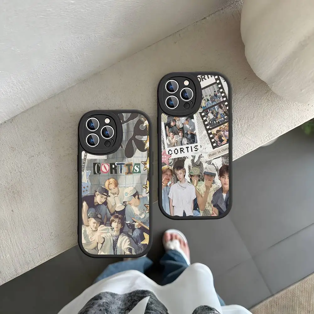 

Kpop Music C-CORTIS Phone Case For iPhone 16 15 14 13 12 11 Pro Max Plus Soft Leather Cover