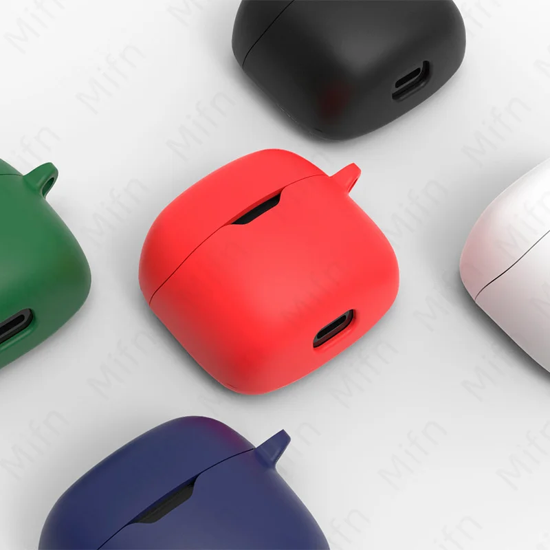 ل JBL لحن فليكس حالة عدم الانزلاق سيليكون سماعة لاسلكية تعمل بالبلوتوث سماعات غطاء مع هوك حماية الحال بالنسبة JBL لحن فليكس Fundas