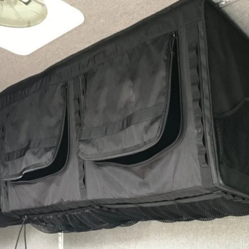 

RV Soft-Sided Overhead Storage Cabinet Installed RV Organizer Storage RV Camper R V Elevated Soft Surface Locker Removable