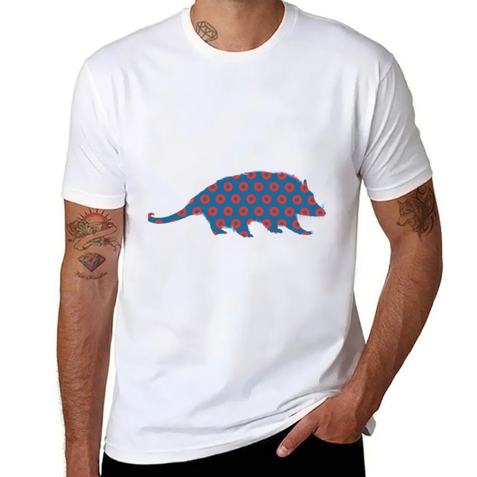 

Donuts Phish Possum . premium T-Shirt t shirts cotton 100% men t shirt cotton 100% T-Shirt