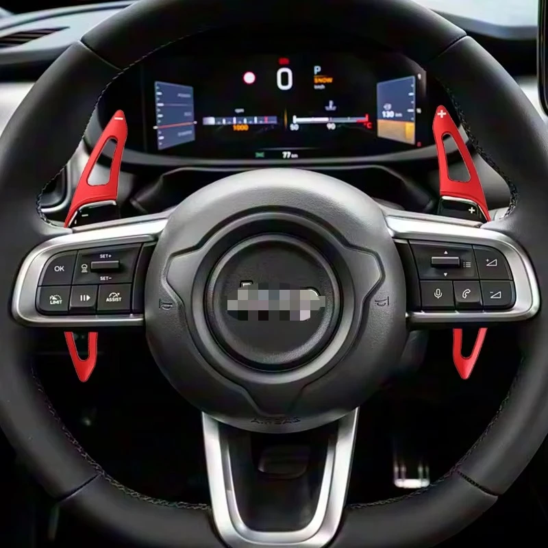 For Jeep Avenger MHEV E-Hybrid 2023 2024 2025 Car Steering Wheel Shift Paddle DSG Extension Aluminum Alloy