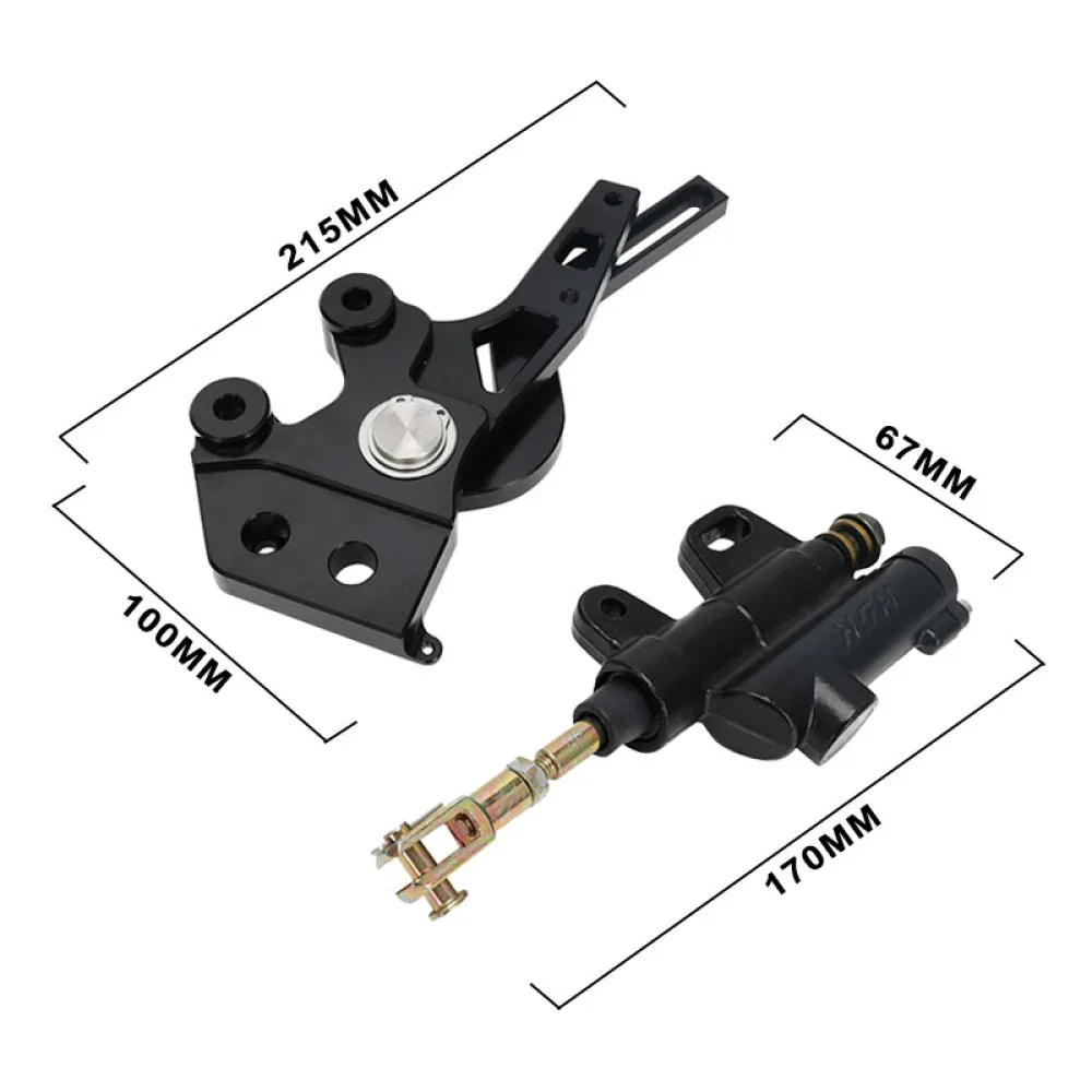 Rear Brake Reservoir Hydraulic Foot Brake Pedal Brake Hose Kit For Talaria Sting MX3 MX4 Electric Dirt Bike Motorcycle Parts