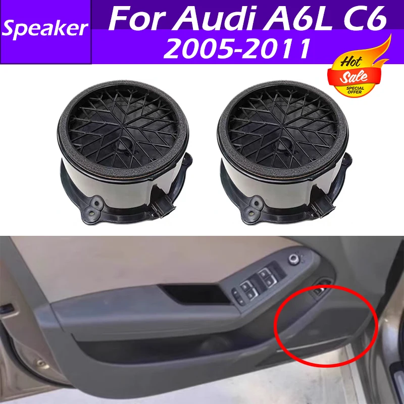 4F0035415 Rear Door Mid Range Speaker Tweeter Mid Range Horn Sound Speaker For Audi A6L C6 2005 2006 2007 2008 2009 2010 2011