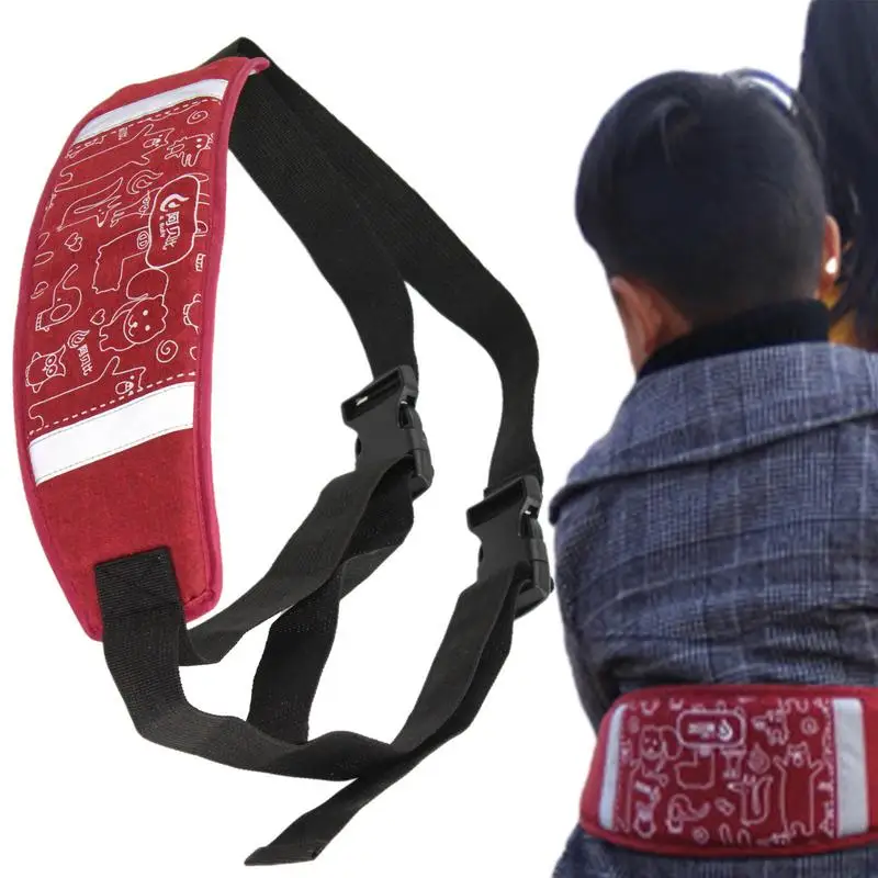 Kids Motorcycle Harness Non-Slip Scooter Safety Belt With Reflective Design Adjustable Driver Belly Strap For Riding Motobike