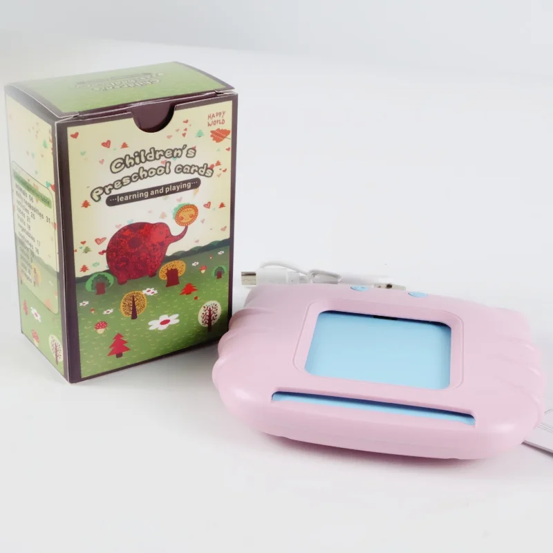 Early Education Flash Card Learning Toys Talking Flashcards for Kids Preschool English Electronic Audio Book Machine Gift
