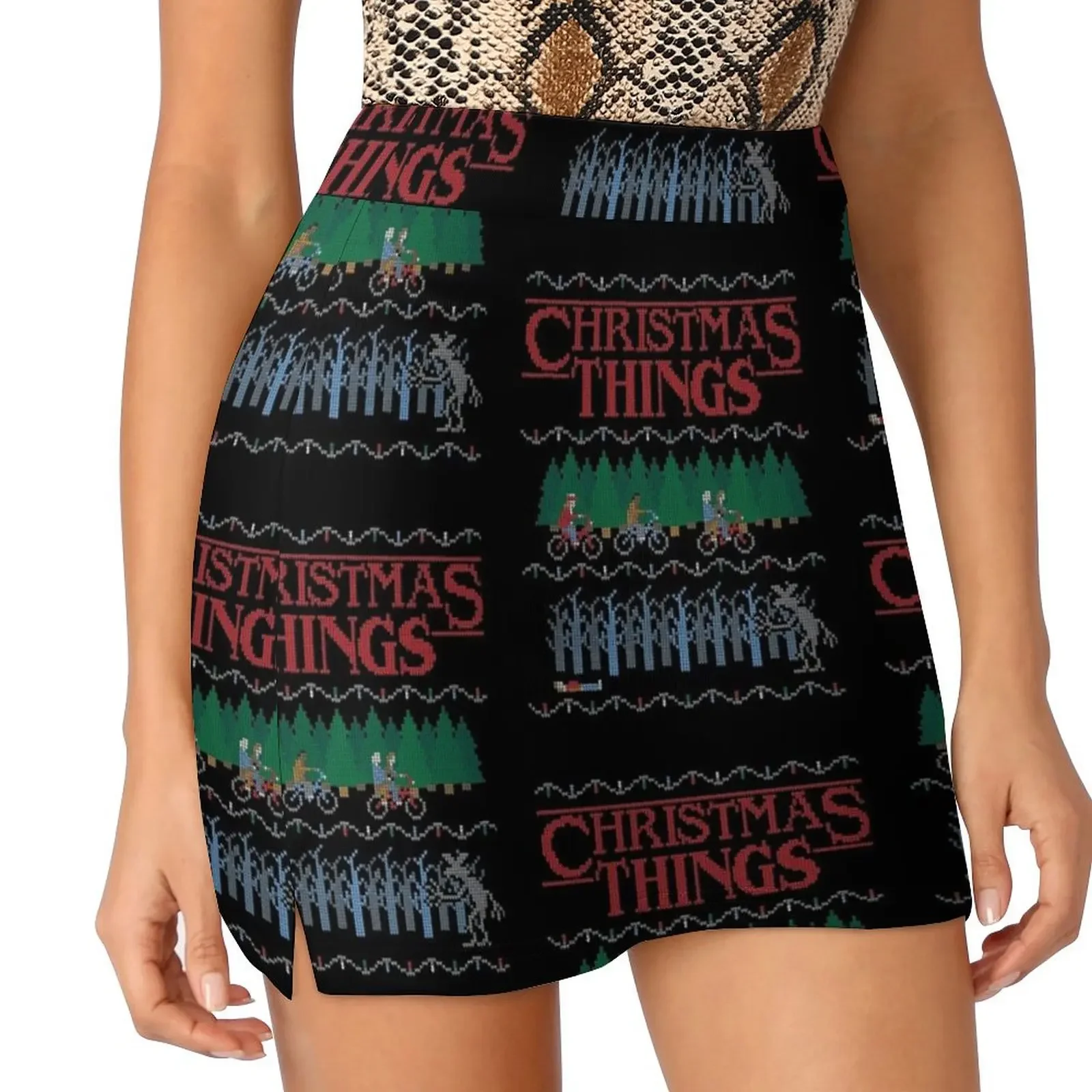 

Christmas Things Mini Skirt skirt set Korean skirts