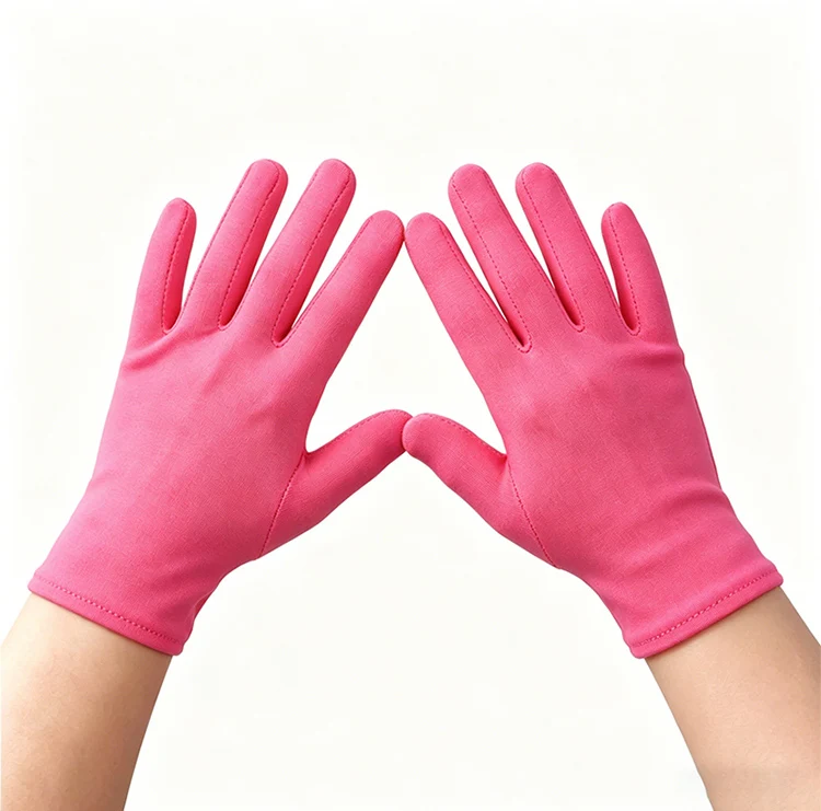 Kurze Sommer-Bühnenhandschuhe für 4-8-Jährige in Bonbonfarben, Fünf-Finger-Elastikhandschuhe für Kleidungseтикette und Gymnastik – Detail 12