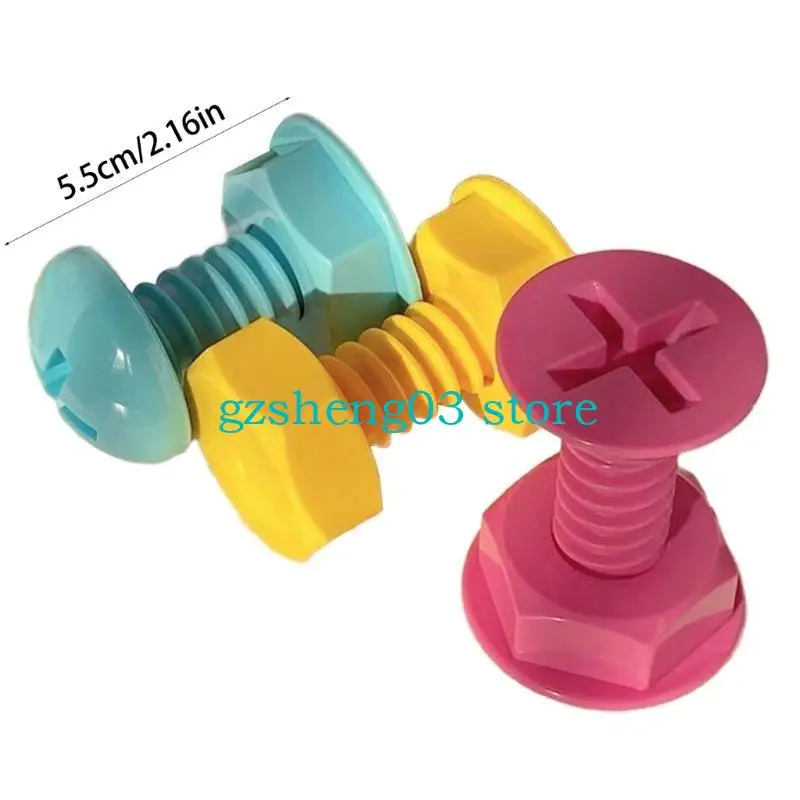 U75C 3PCS Forme à vis innovante Solution stockage vêtements vêtements commode pour les étudiants les locataires