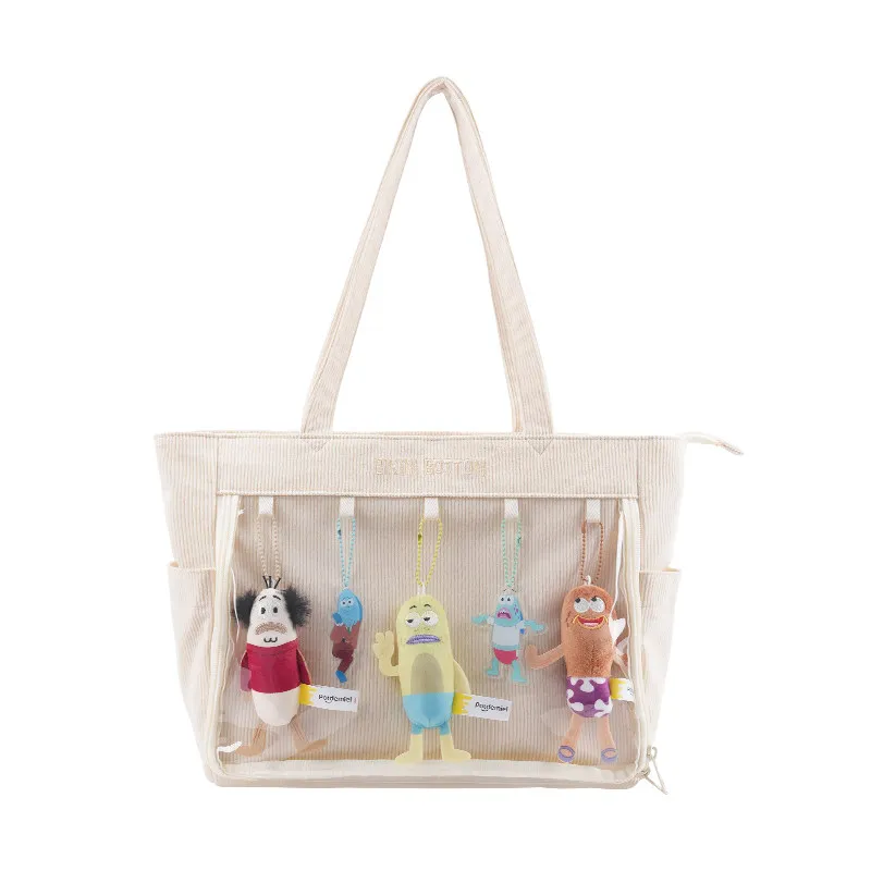 Originele SpongeBob Merchandise Bewoners van Beechburg Lelijke Vis Pluche Speelgoed Schattige Bewoners Passerende Vis Serie Decoratietas
