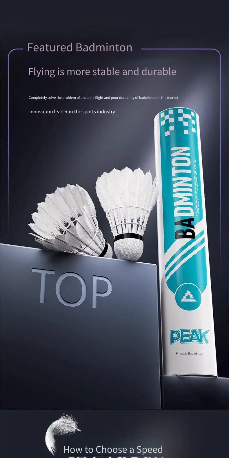 Volani da badminton PEAK in pi - Feather Shuttlecock recensione e prezzo
