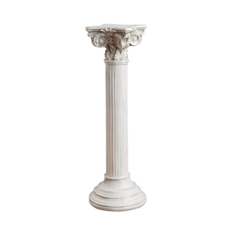 Roman Column Candlestick, Greek Pillar Statue Pedestal Holders Candelabra for Wedding Table Styling 55KF