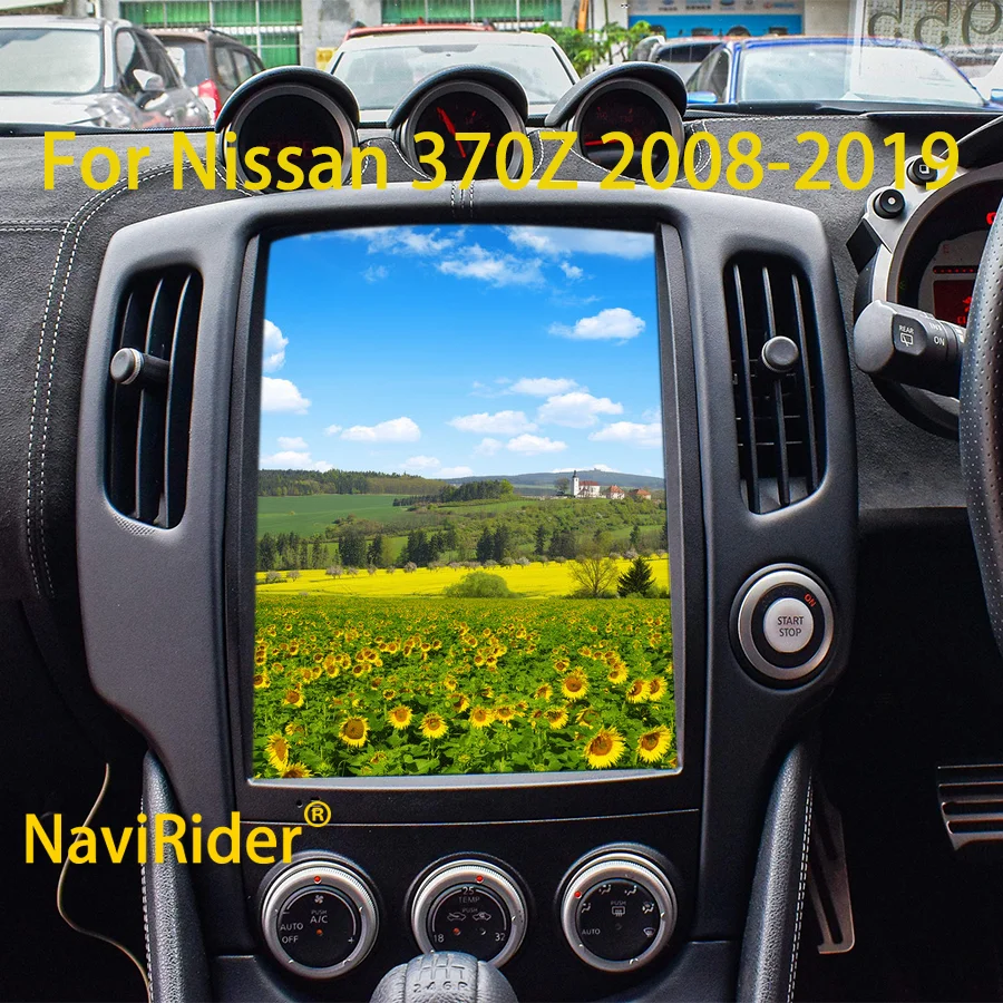 

12,1-дюймовое QLED Android 15 автомагнитола с DSP, 4G, BT, Carplay, GPS-стерео для Nissan 370Z 2008-2019, мультимедийный видеоплеер, головное устройство
