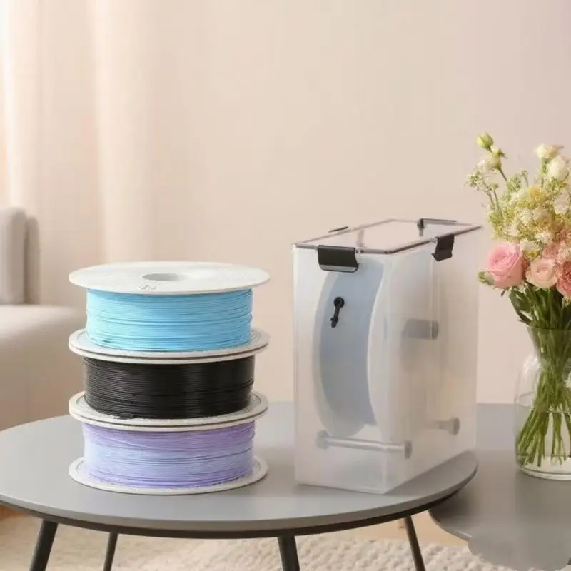 

Filament Storage Box Container Printer Filament Storage Box Filament Storage Rack Holder for Home Office F19E