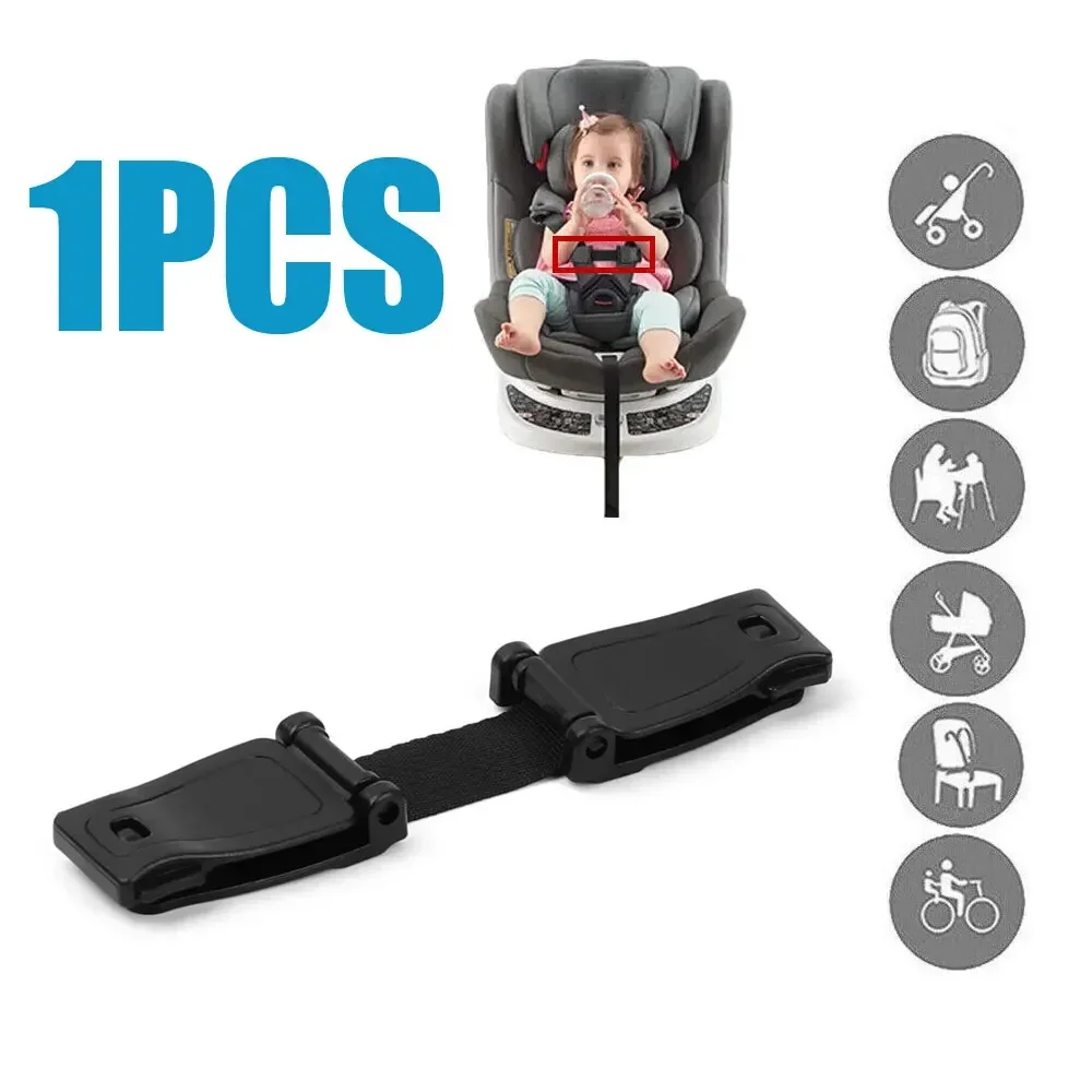 1x Universal Adjustable Child Safety Belt Car Seat Chest Harness Clip Highchair Safety Seat Belt Automotive Interior Accessories