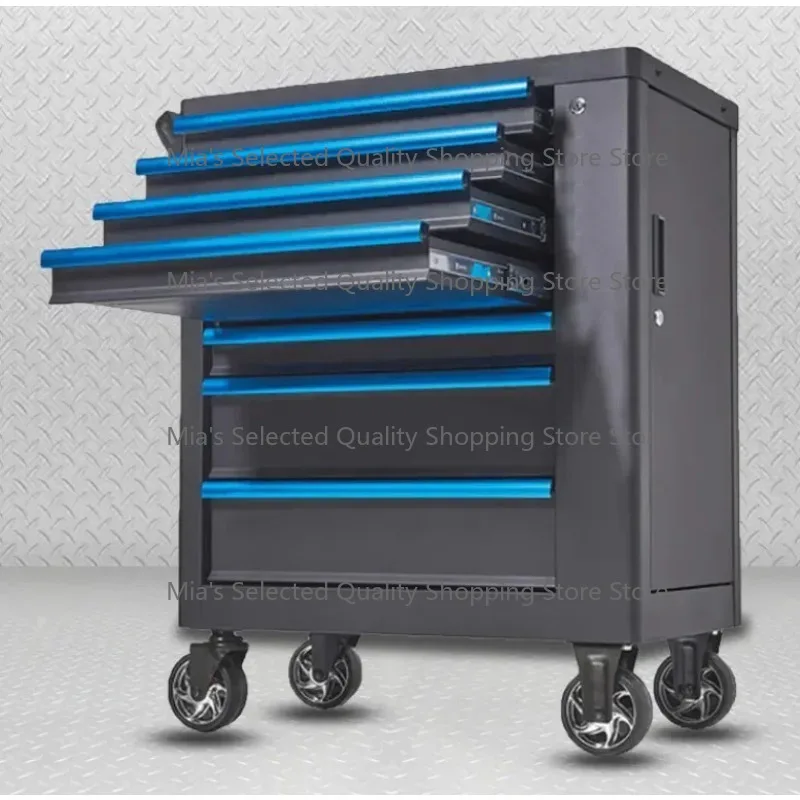 Lockable Seven-Drawer Auto Repair Tool Cabinet Red 310pcs Tool Sets Steel & Iron for Workshop & Garage Storage OEM OBM Supported