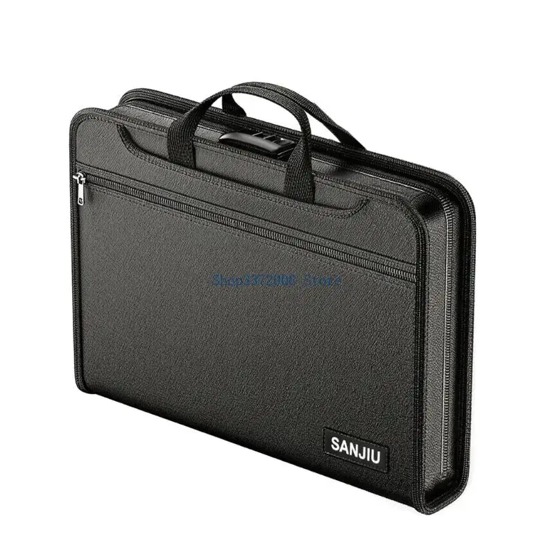 

Extendable Heat Protective Document Holder With Multiple Pockets For Office Home And Travel Needs