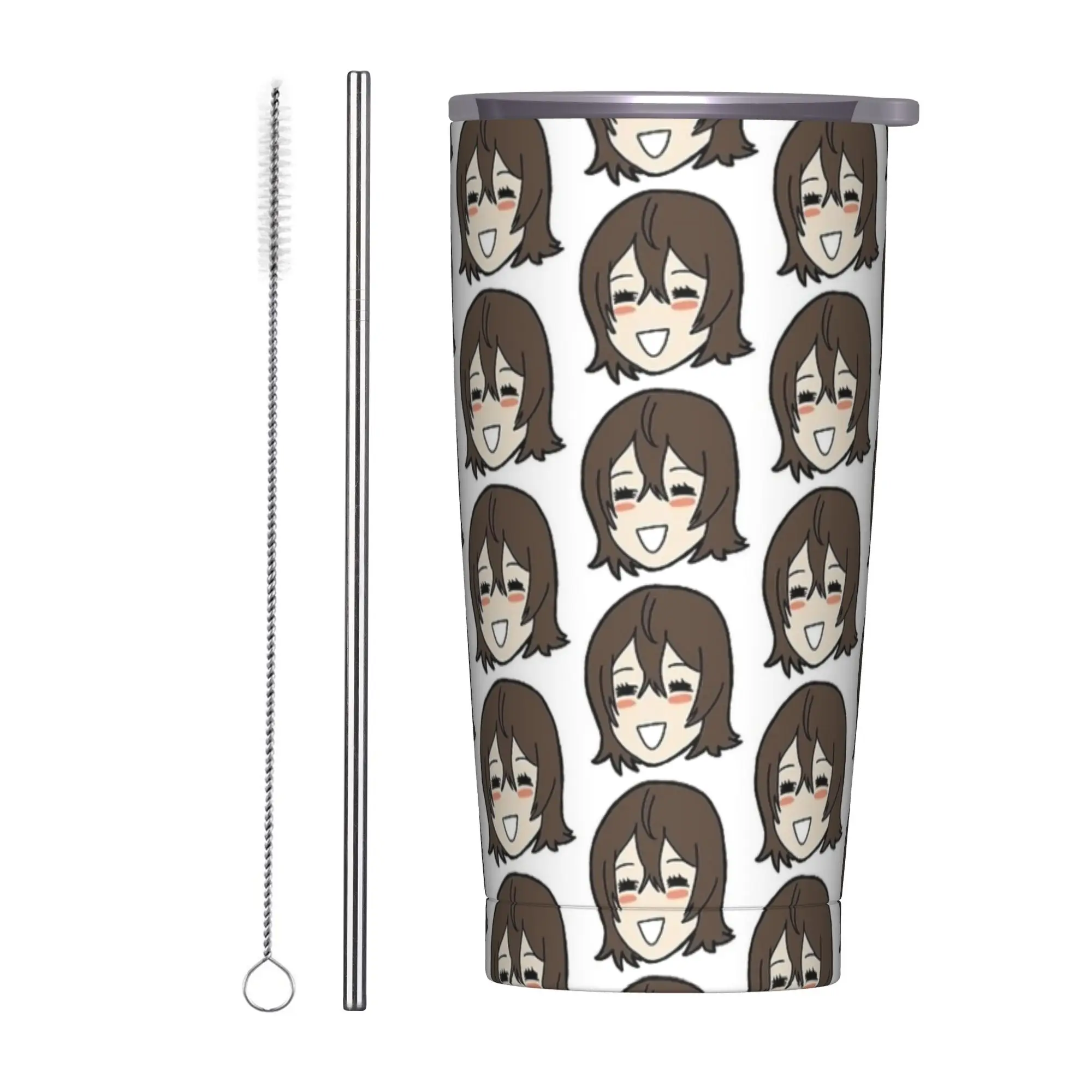 Monaa Personase Insulated Tumbler with Straws Lid Video Game Stainless Steel Coffee Mugs Office Home Water Bottle Cup, 20oz