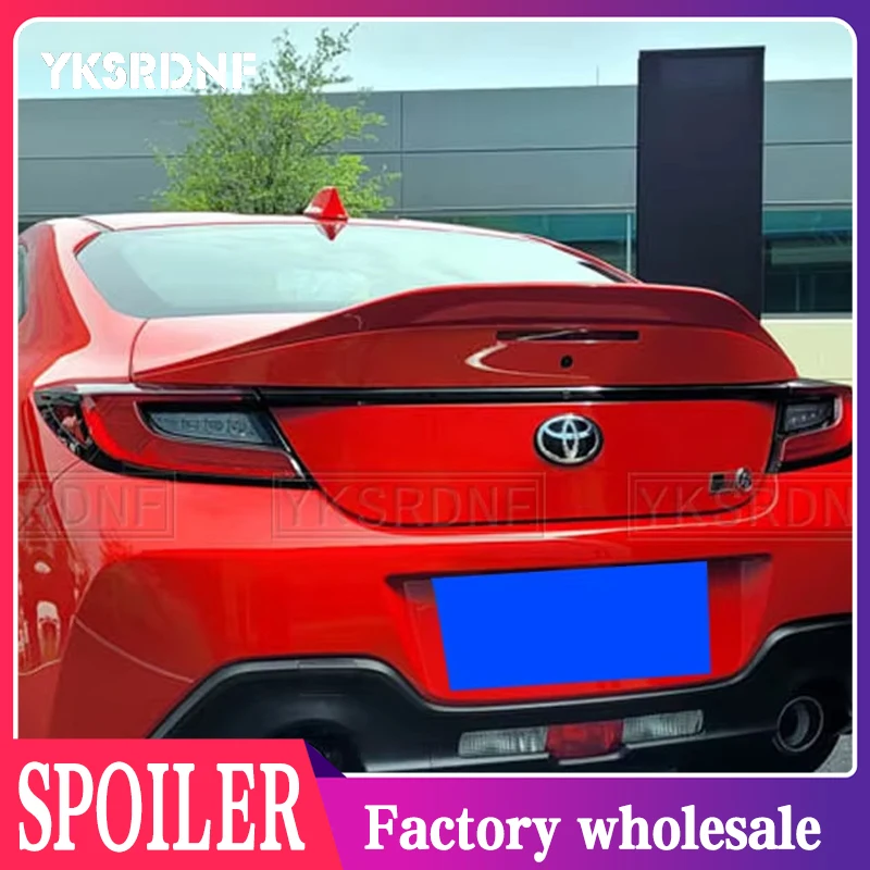 New Design 2022 To Up For TOYOTA ZA86 GR86 Subaru BRZ Spoiler Rear Trunk Wing High Quality ABS By Glossy Black Carbon Fiber