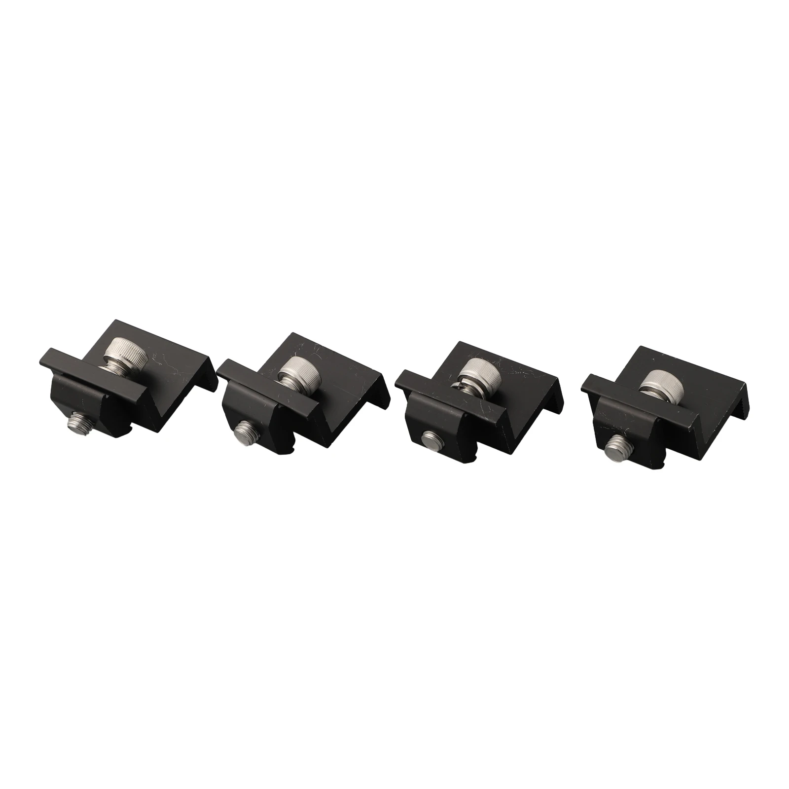 30mm/35mm Solar Module Mounting End Clamp Center Clamp Clips AL6005-T5 For 30-35mm Solar Panel Edge Press Adjustable Clamp