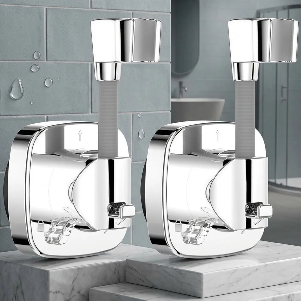 70 cm Adjustable Shower Head Holder with Suction Mount Designed for Moisture Resistant Performance in Bathrooms